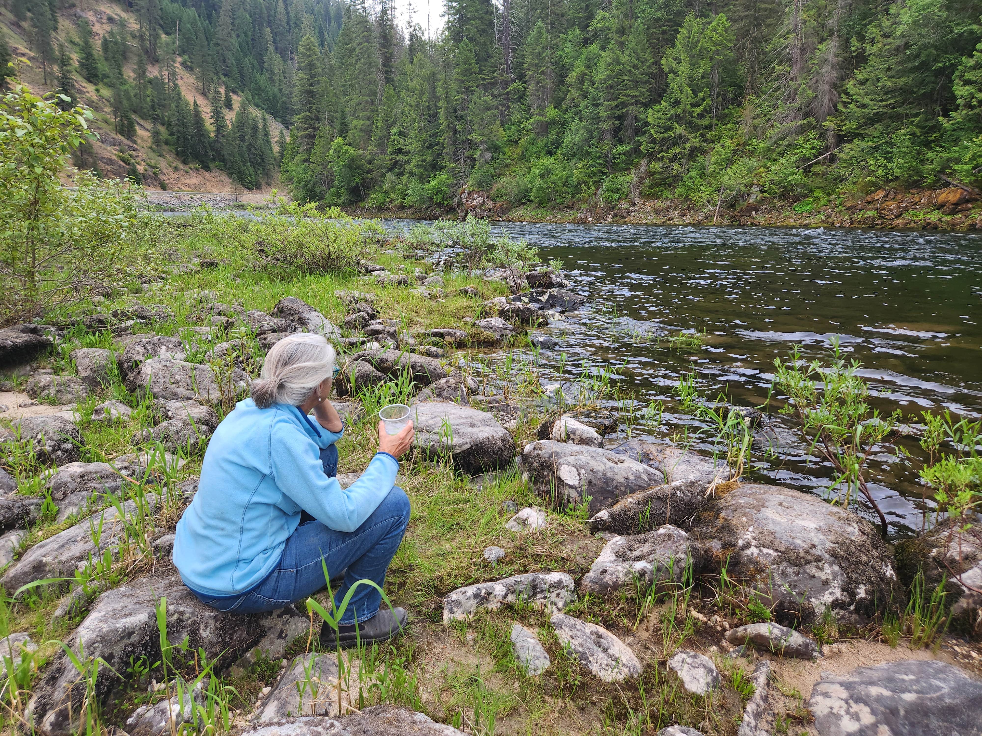 Camper-submitted photo at Knife Edge Campground near Elk City, ID