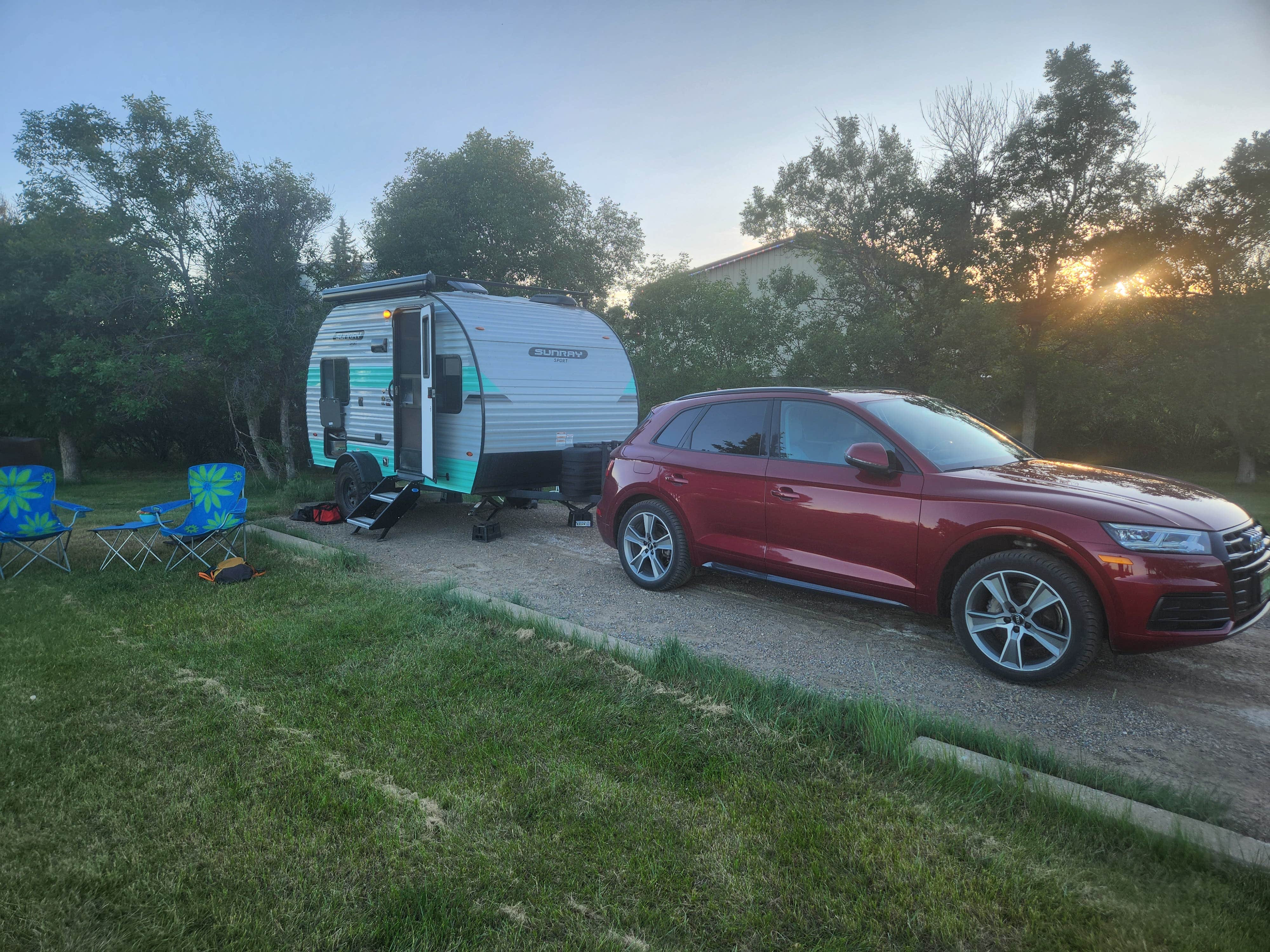 Camper-submitted photo at Lake Shel-oole Campground near Sweet Grass, MT