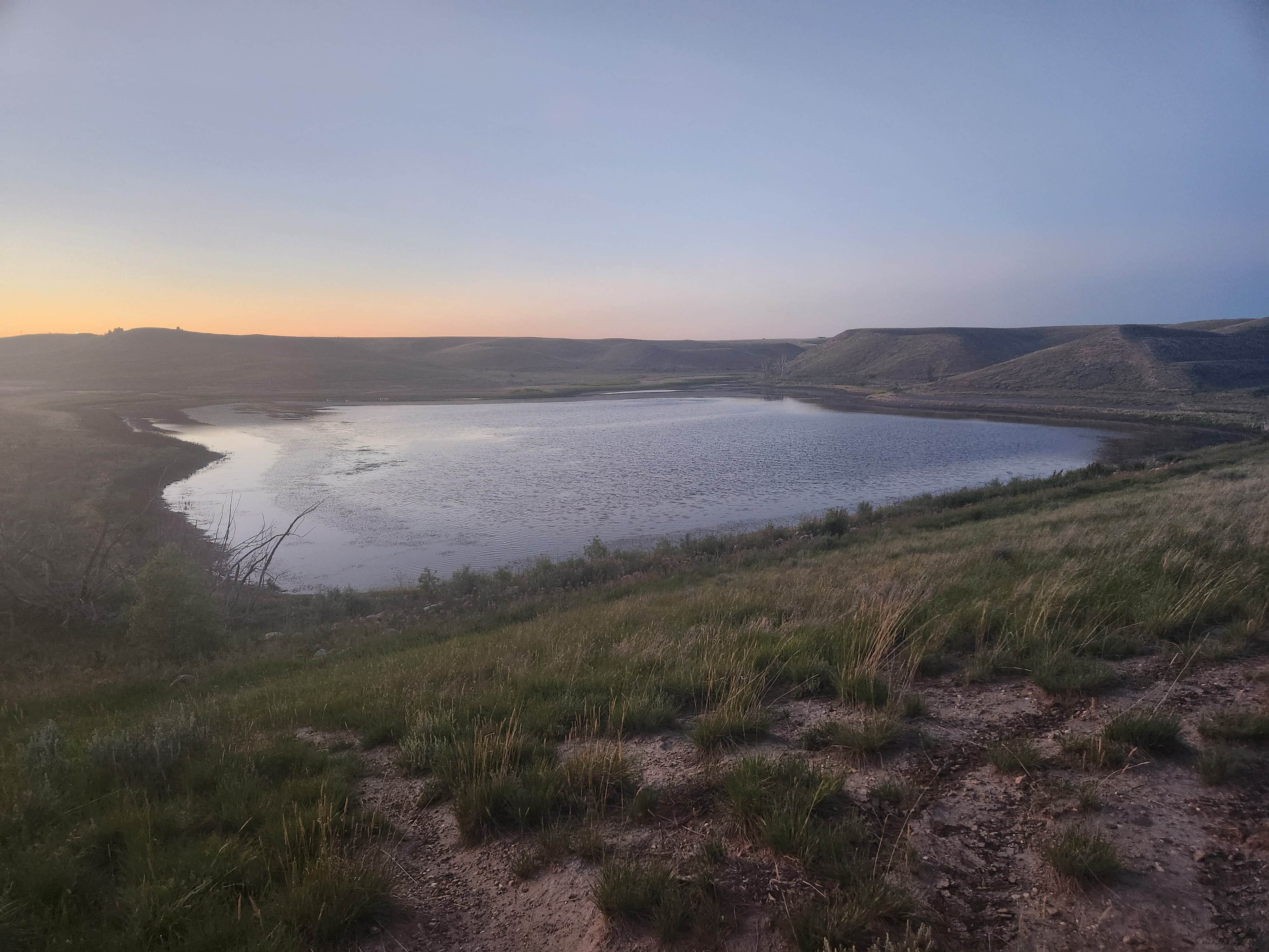 Camper-submitted photo at Lake Shel-oole Campground near Sweet Grass, MT