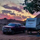 Review photo of Large Dispersed Campsite off BLM 0151 on E Pleasant Creek Diversion Rd/Notom Rd by Sharon & Joe P., July 4, 2025