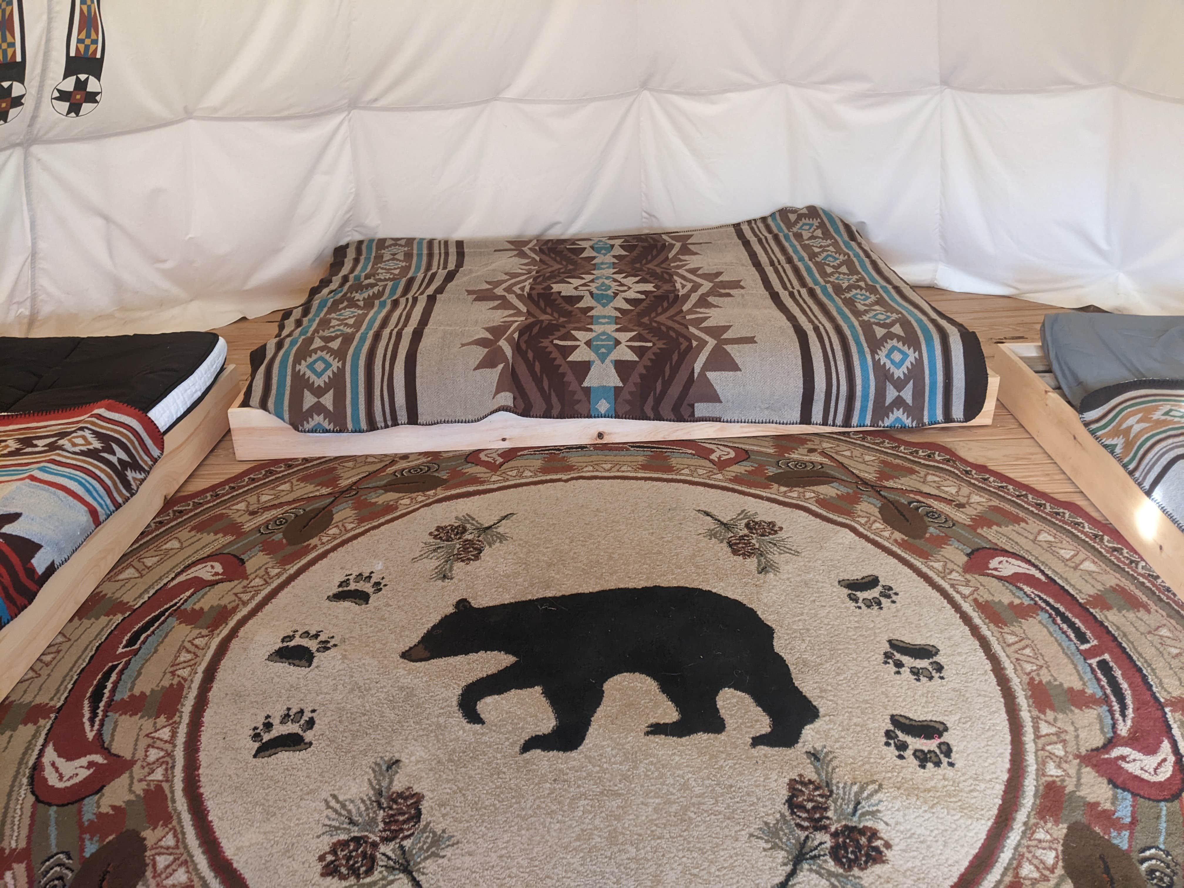 Madeline W.'s photo of glamping accommodations at Bald Mountain Farm near Blue Hill, ME