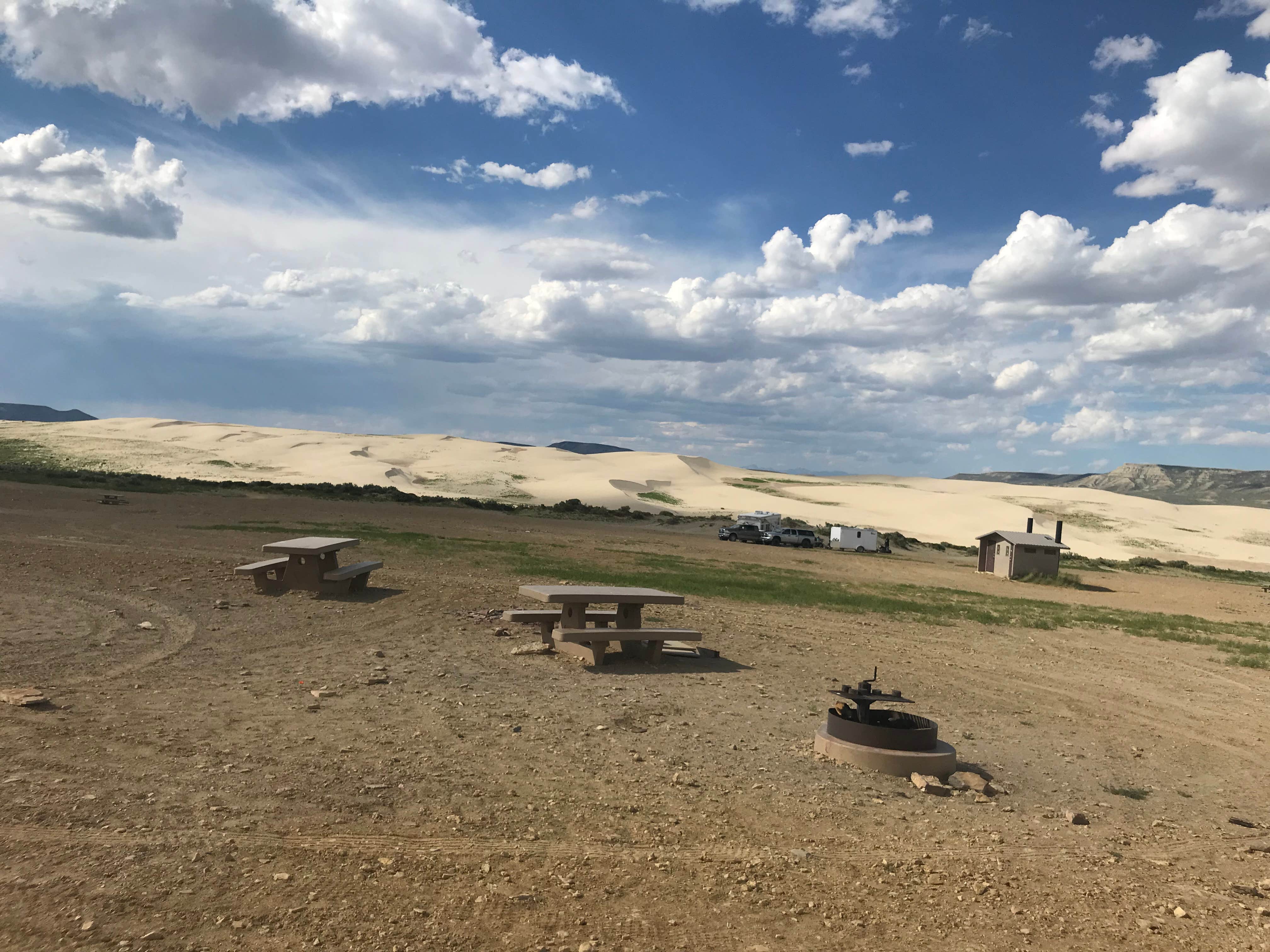 Camper-submitted photo at Killpecker Sand Dunes Open Play Area Campground near Rock Springs, WY