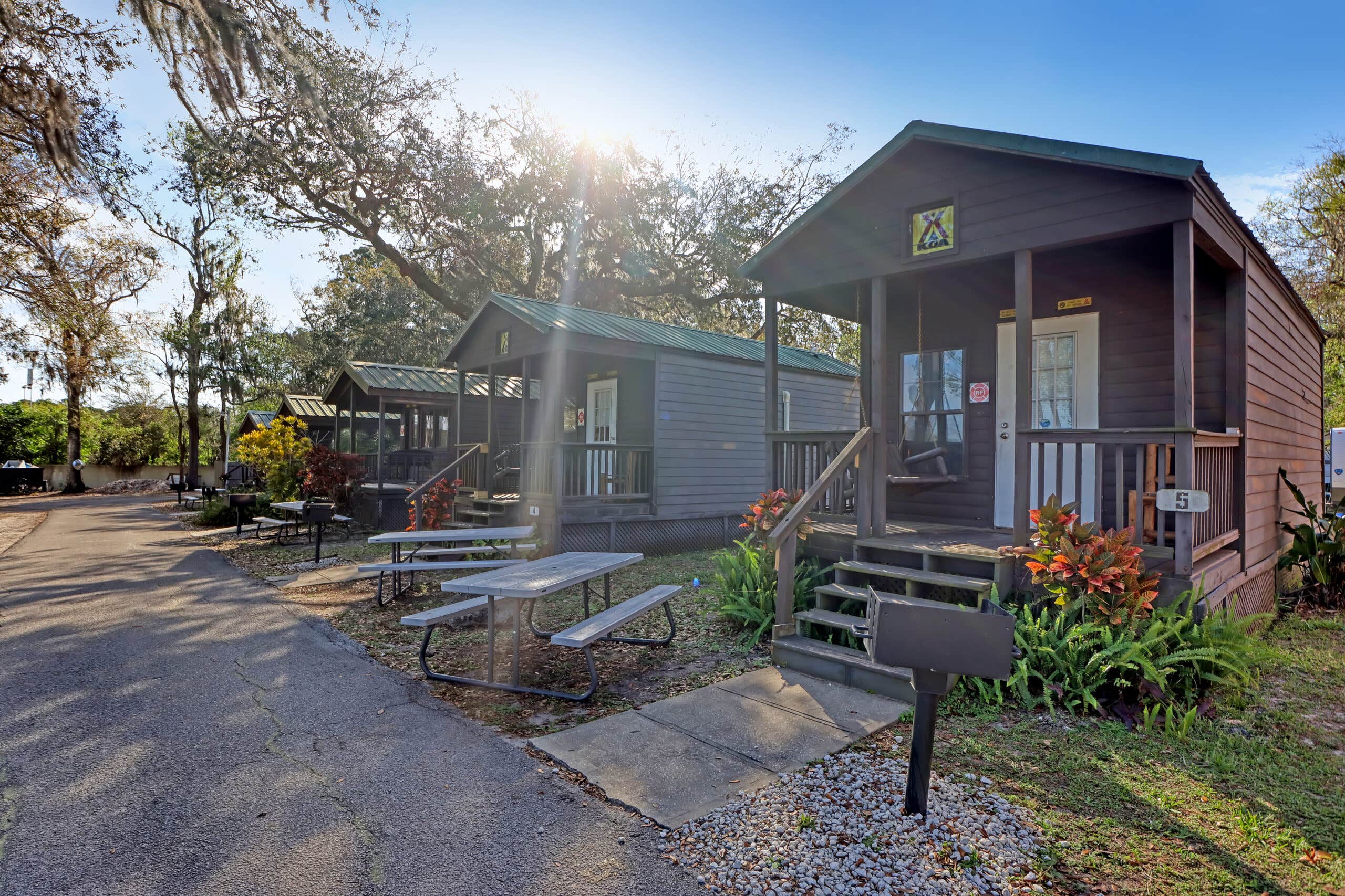 Red Pine C.'s photo of glamping accommodations at Cape Kennedy RV Resort near Mims, FL