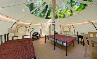 Tim S.'s photo of glamping accommodations at The Firefly Nest near Ligonier, IN
