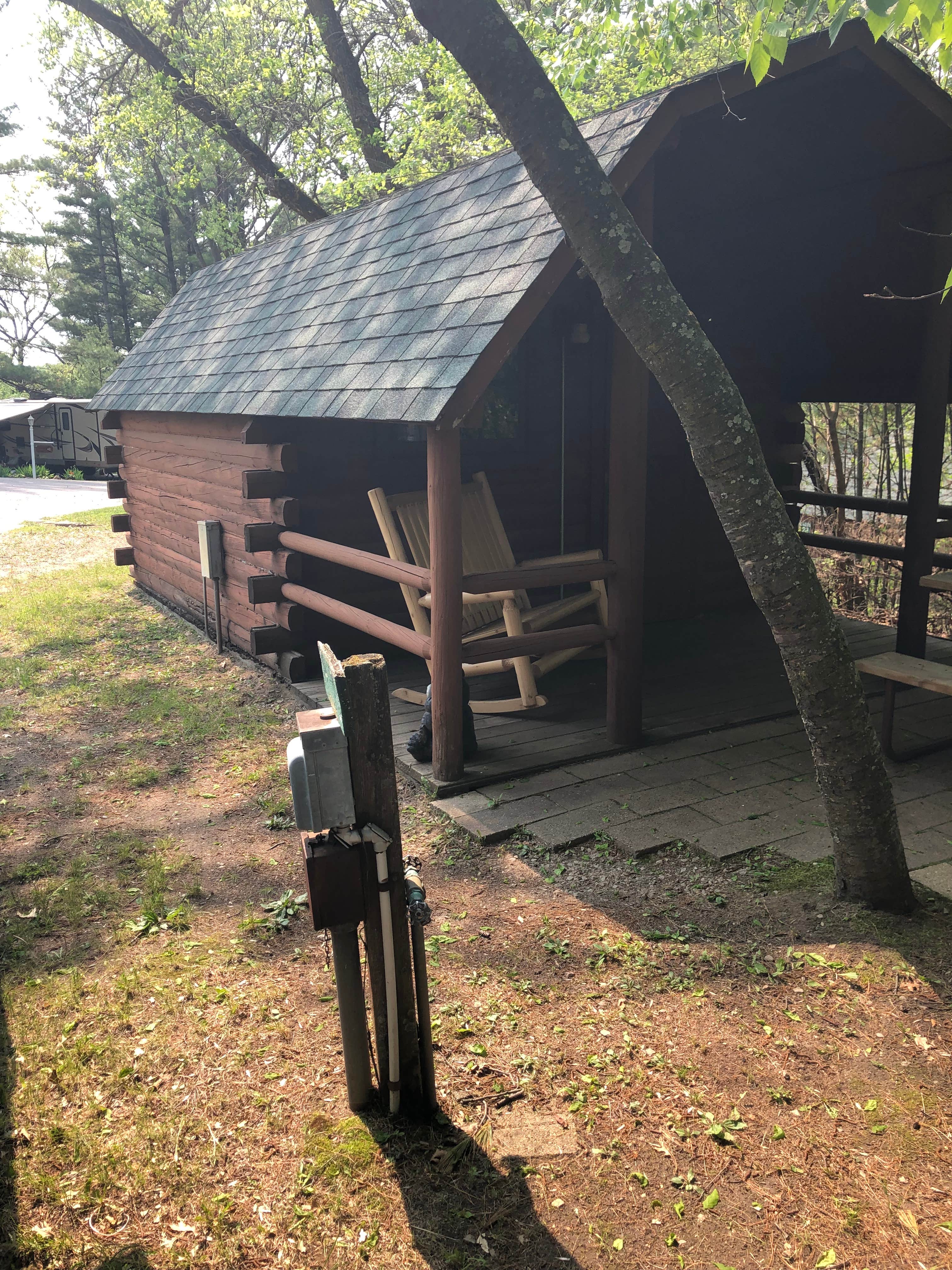 Annabelle G.'s photo of glamping accommodations at S’Mores Campground near Nelsonville, WI