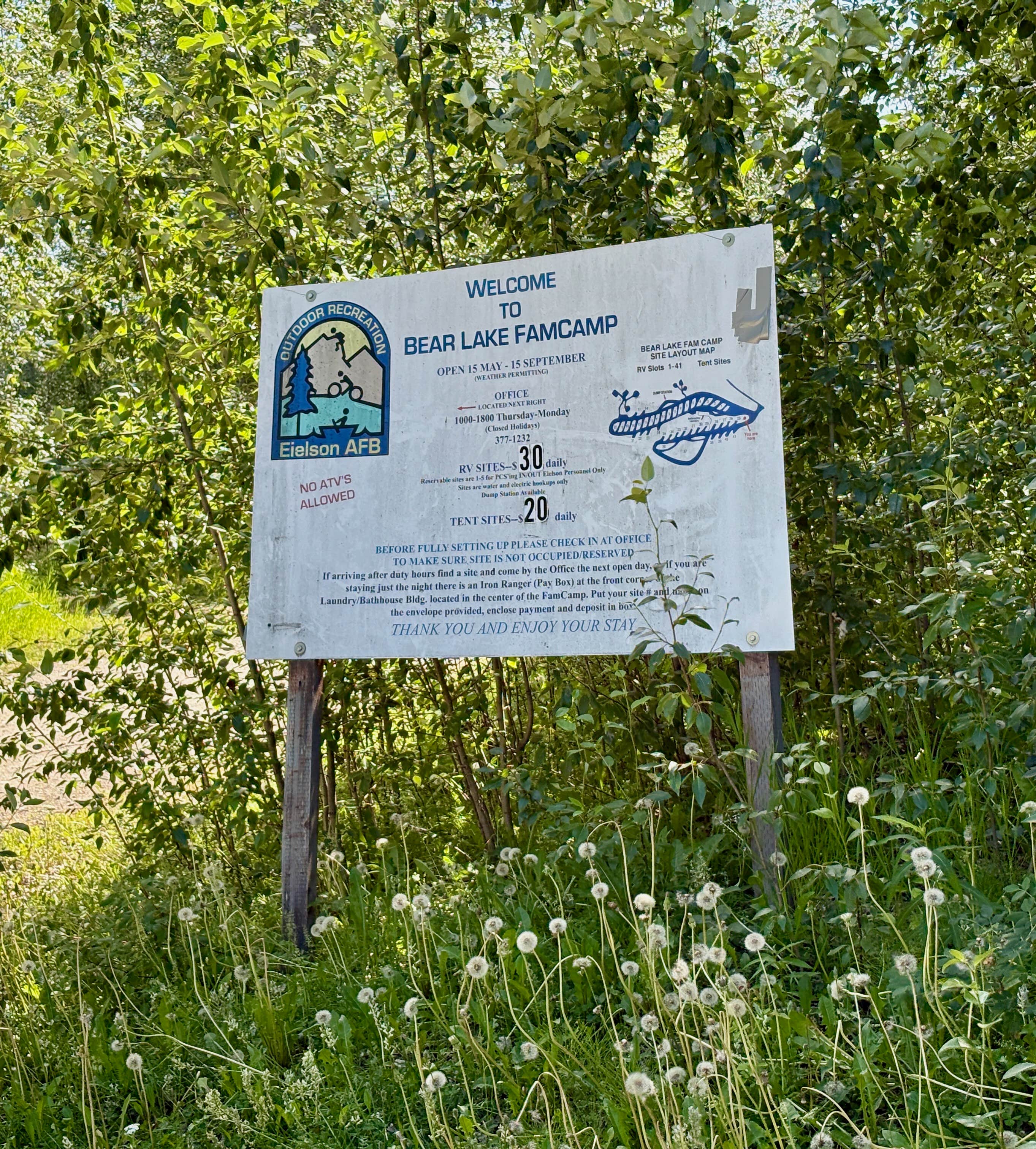 Camper-submitted photo at Eielson AFB Bear Lake near Eielson AFB, AK