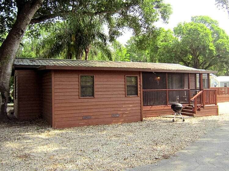 The Dyrt's photo of a cabin at Riverside Lodge Resort near Hudson, FL
