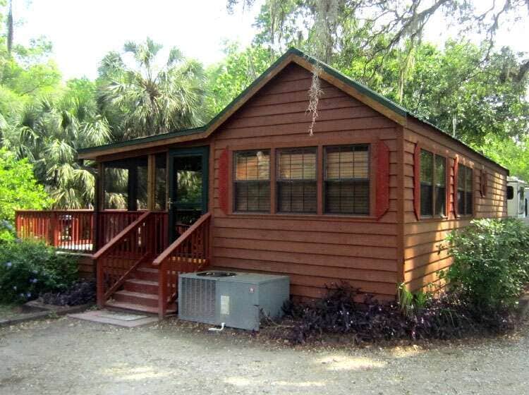 The Dyrt's photo of a cabin at Riverside Lodge Resort near Fort Mccoy, FL