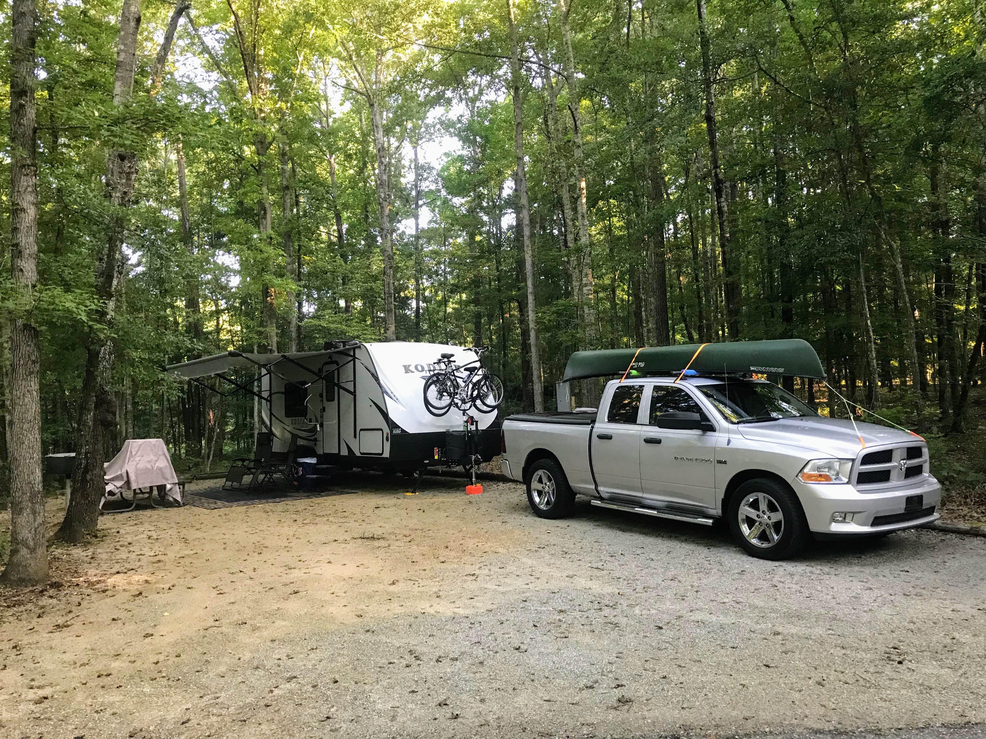 Tony C.'s photo of tent camping at Chewacla State Park Campground near Alexander City, AL