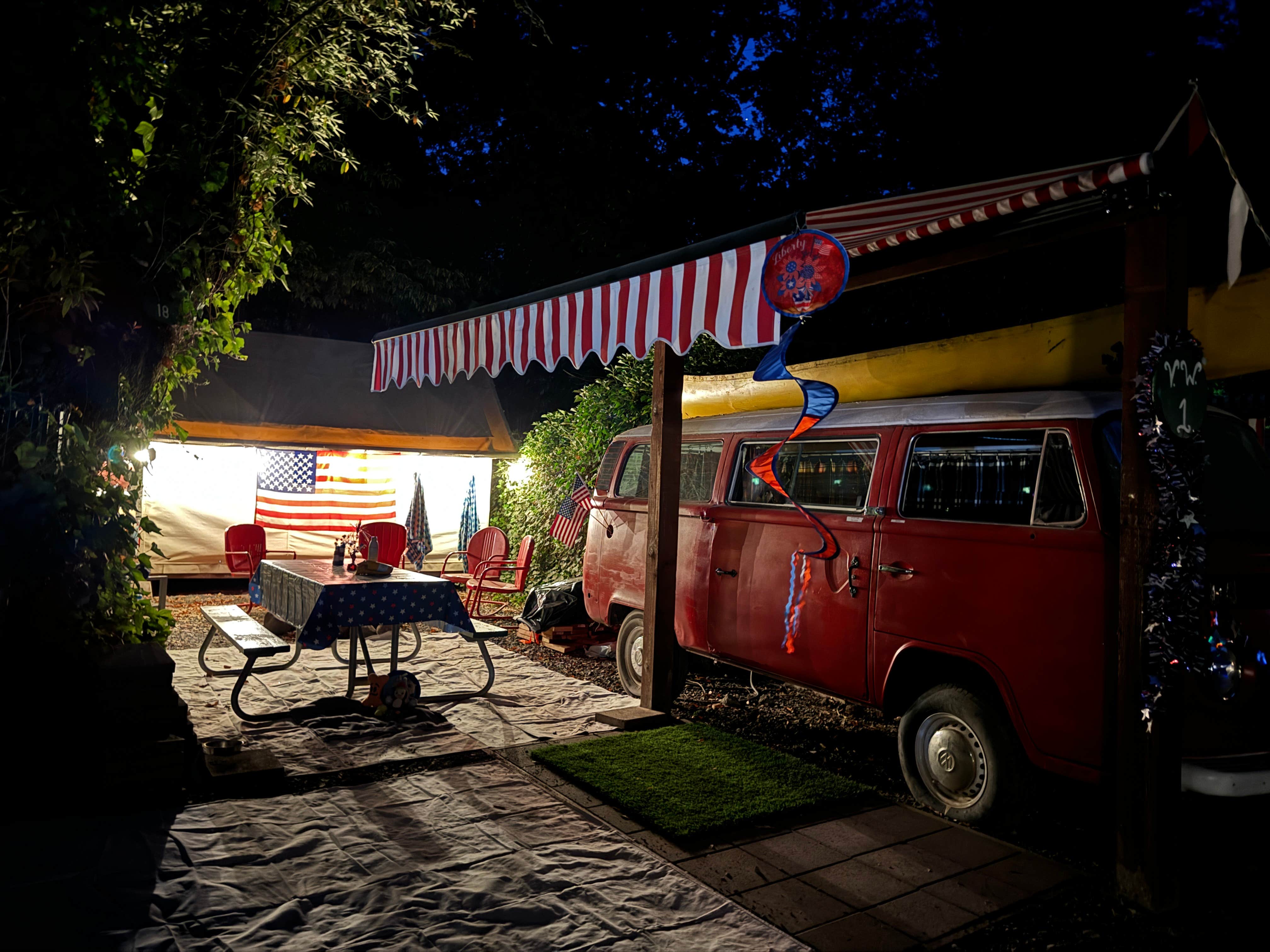 Michelle B.'s photo of rv camping at River Bend Resort near Rutherford, CA