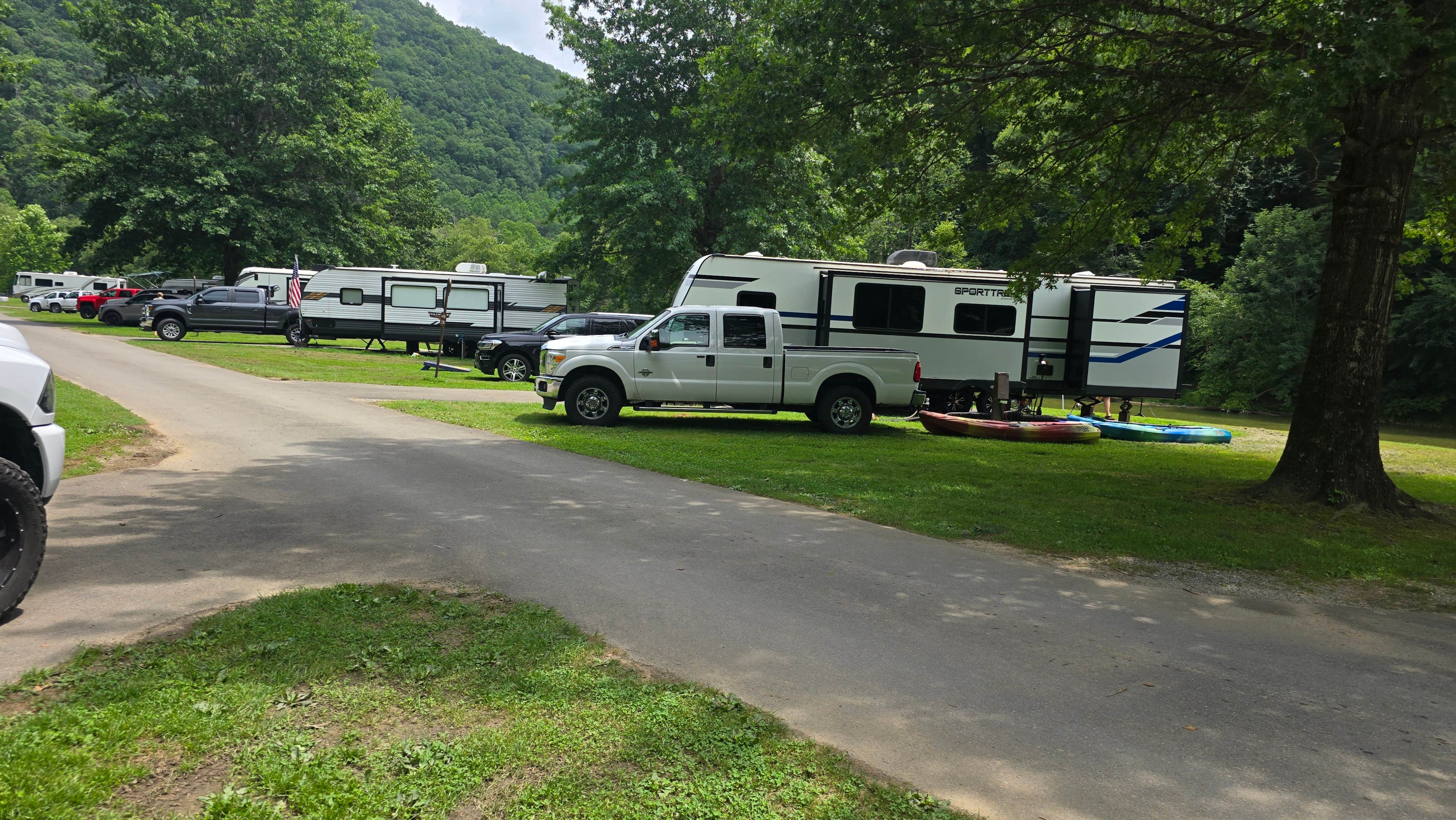 Brian P.'s photo of rv camping at Gerald Freeman Campground near Sutton Lake