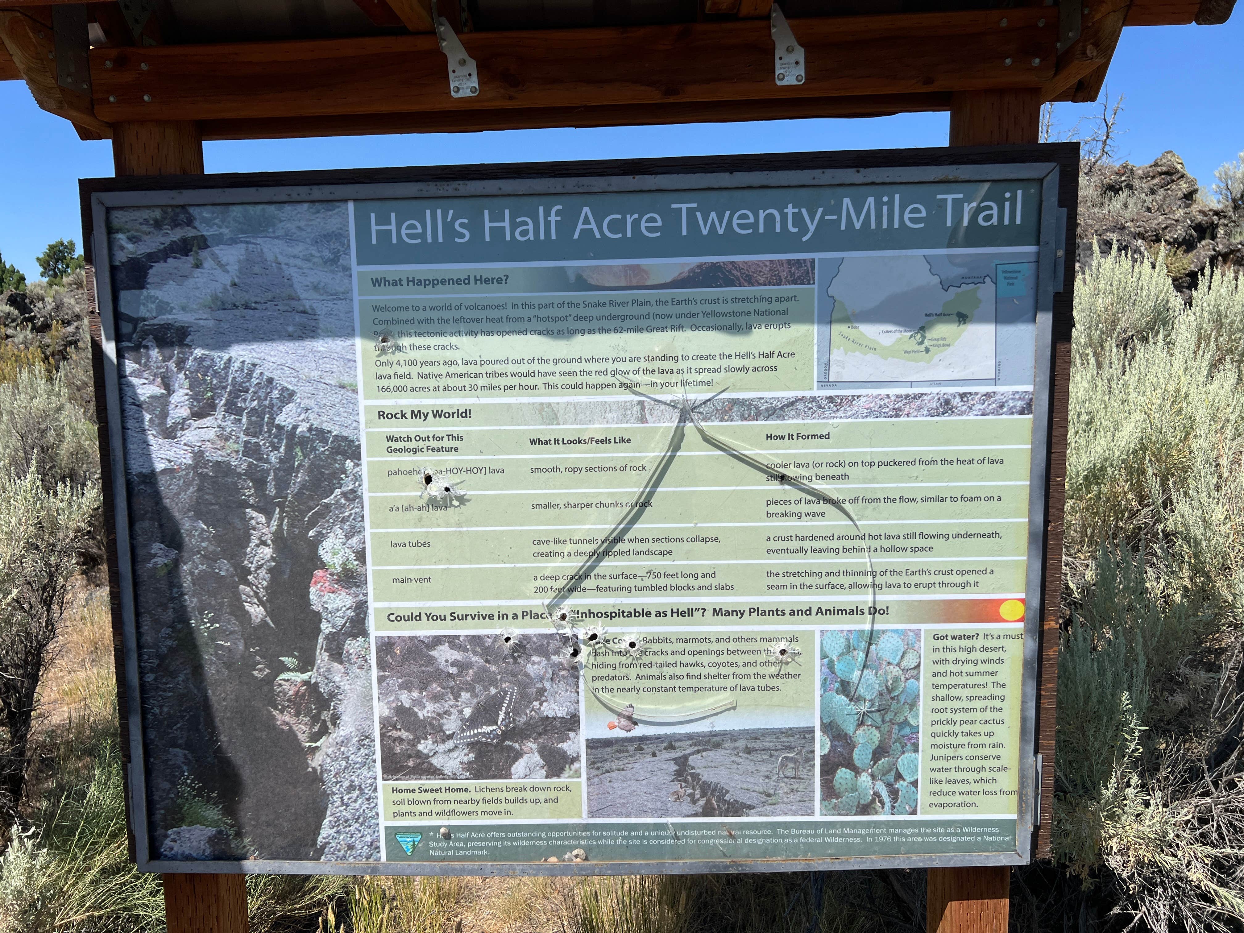 Camper-submitted photo at Lava Hiking Trailhead near Blackfoot, ID