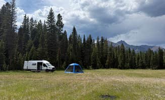 Rebecca B.'s photo of a dispersed camping area at Pilot Creek Dispersed Camping near Ralston, WY
