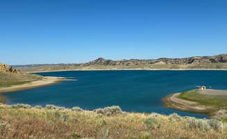 Rebecca B.'s photo of a dispersed camping area at Lower Sunshine Reservoir near Shoshone National Forest