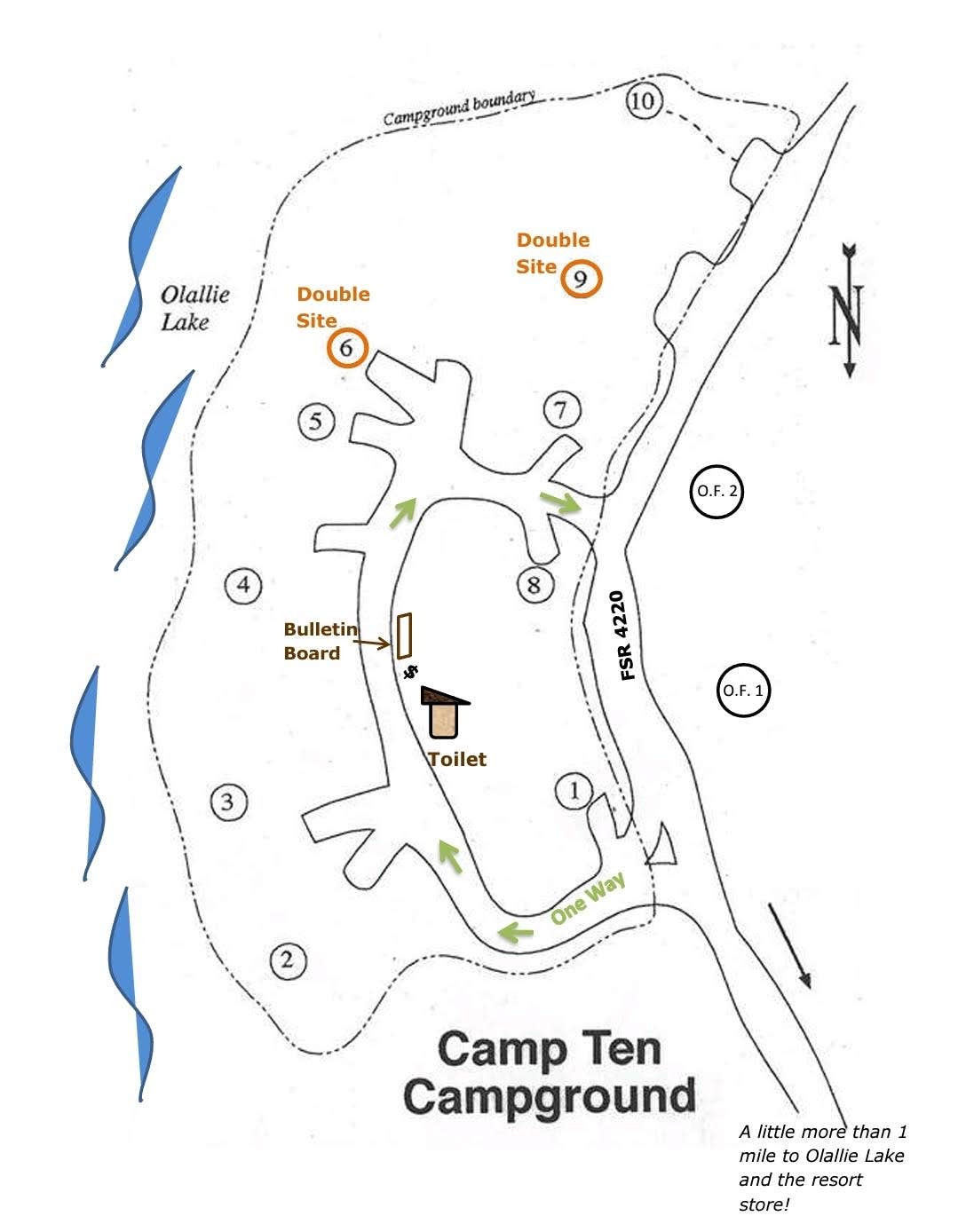 Camper-submitted photo at Camp Ten (Olallie) Campground near Detroit, OR