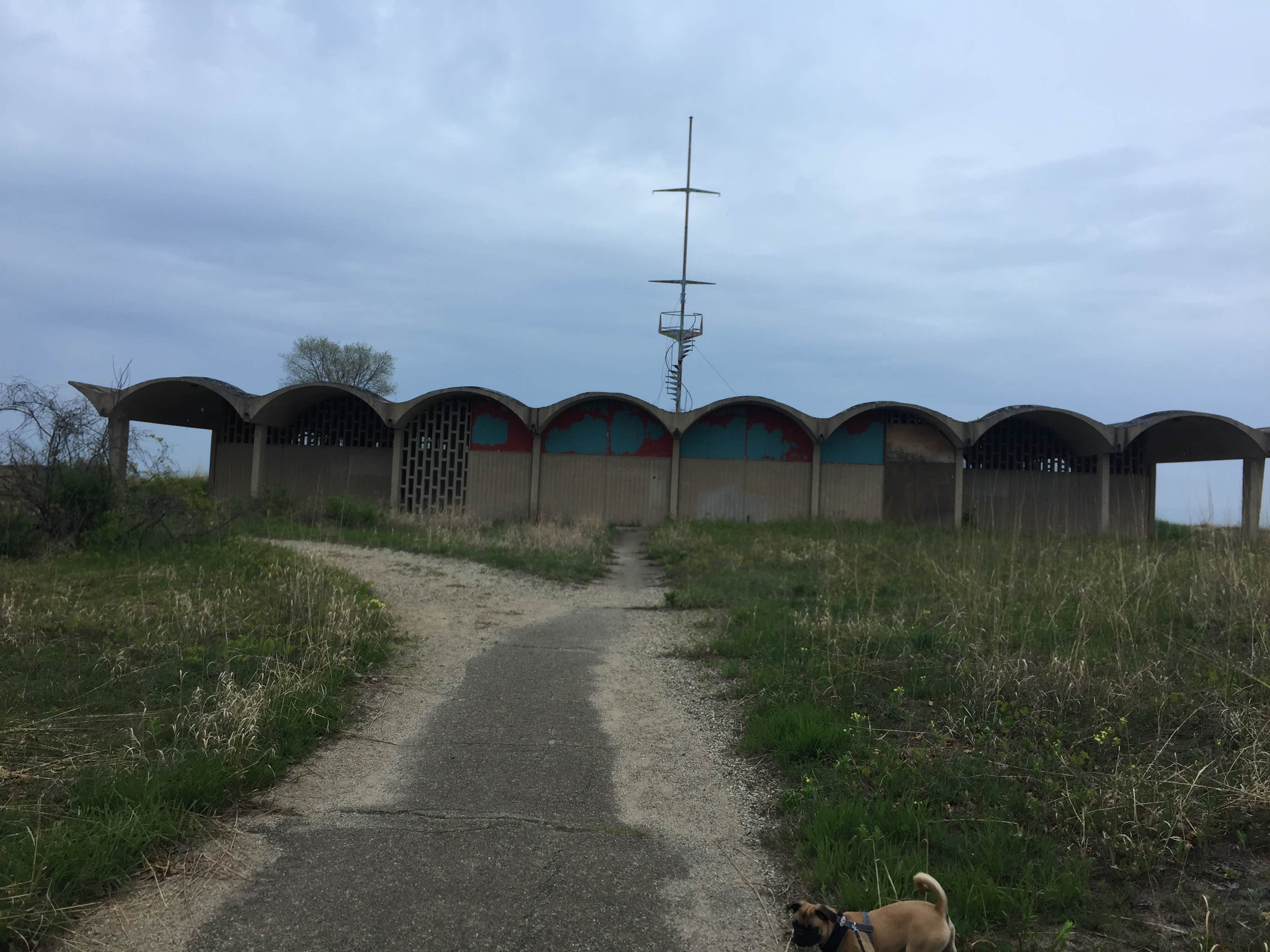 Christian V.'s photo of camping with pets at Adeline Jay-Geo Karis Illinois Beach State Park near Chicago, IL