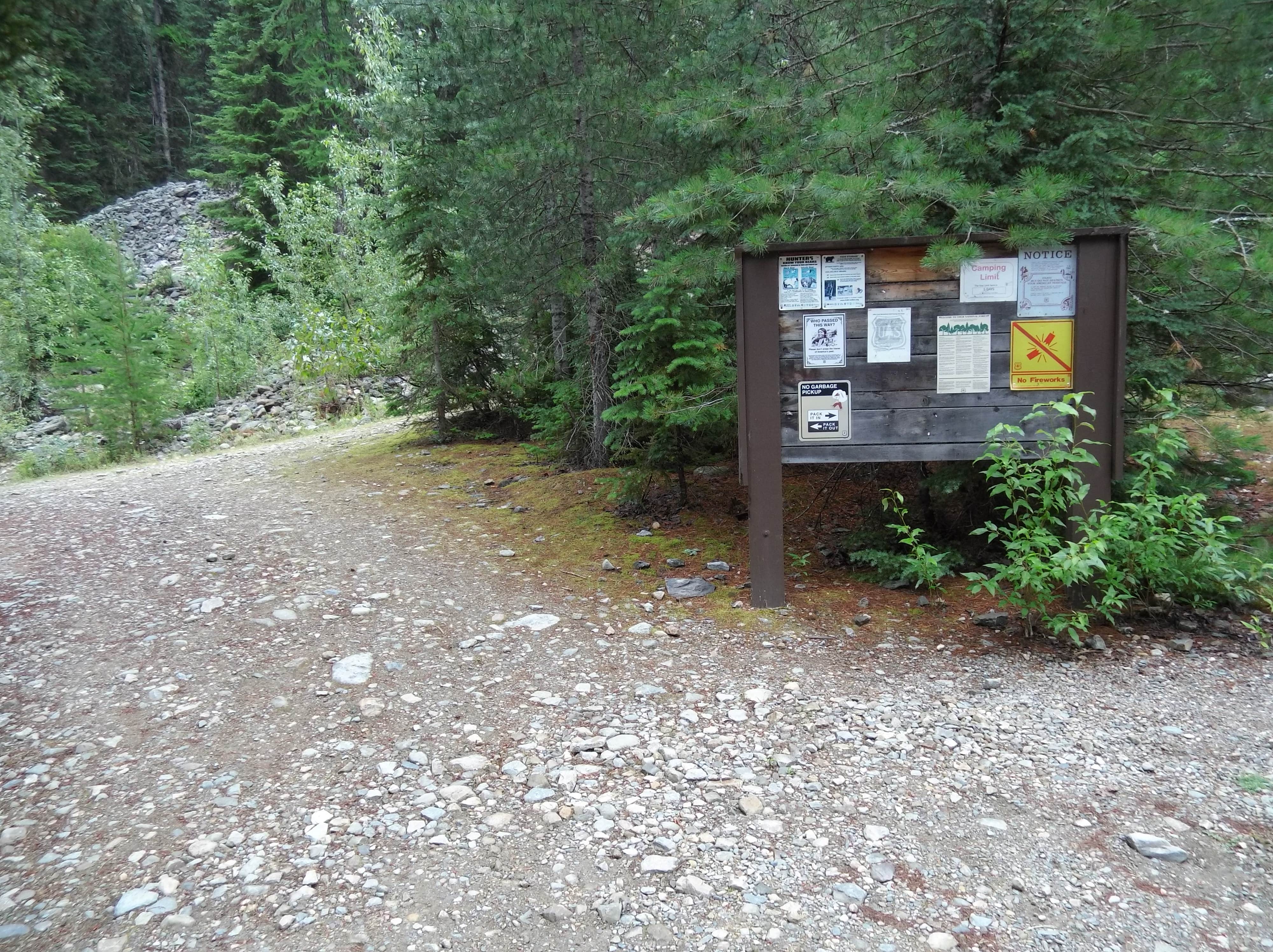 Camper-submitted photo at Libby Creek Gold Panning Area near Trout Creek, MT