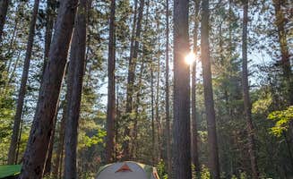 Amy G.'s photo of tent camping at BWCA Entry Point: 6 - Slim Lake - Campsite 2031 near Crane Lake, MN