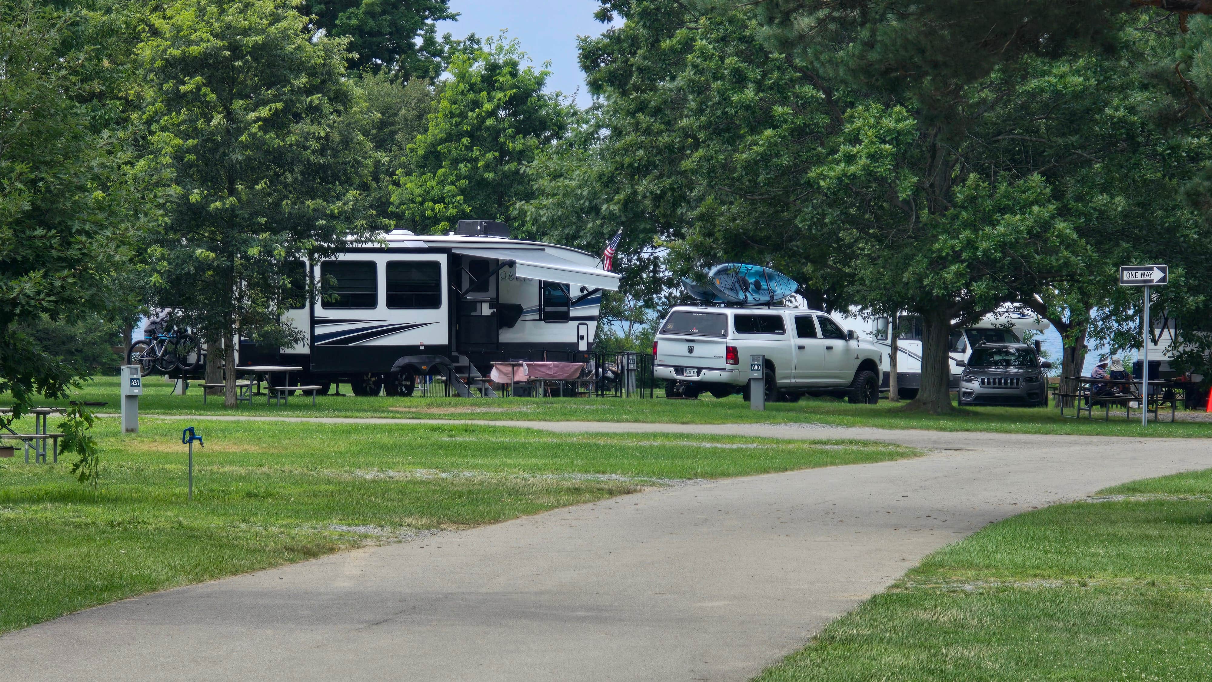 Brian P.'s photo of rv camping at Lake Erie State Park Campground near Clymer, NY