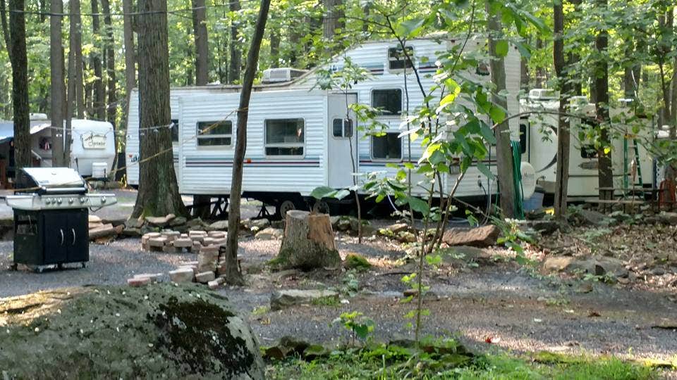 Camper-submitted photo at Boulder Woods Campground near Hellertown, PA