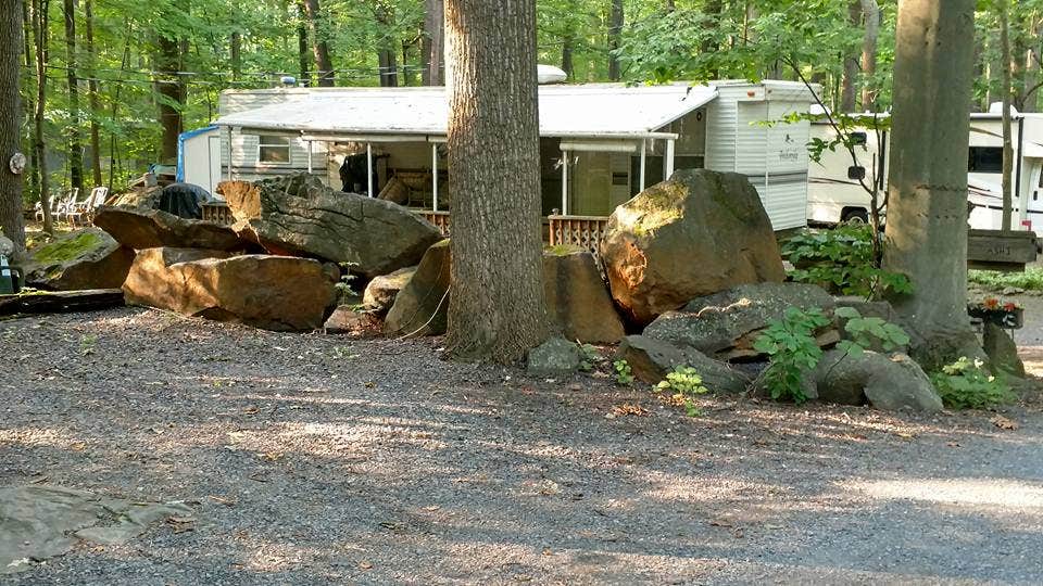 Camper-submitted photo at Boulder Woods Campground near Hellertown, PA