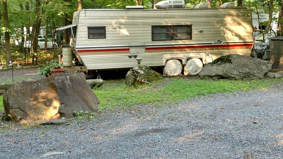 Camper-submitted photo at Boulder Woods Campground near Hellertown, PA