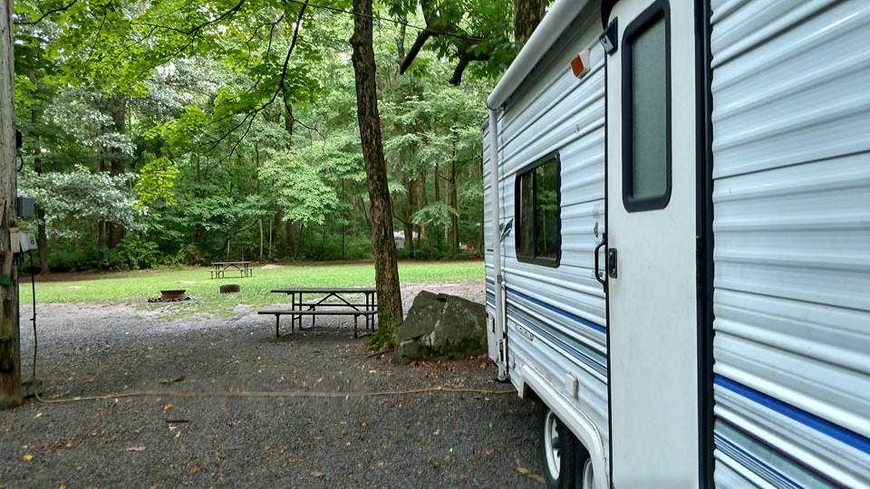 Camper-submitted photo at Boulder Woods Campground near Hellertown, PA