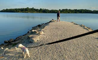 Erik W.'s photo of camping with pets at Green Valley State Park Campground near Anita, IA