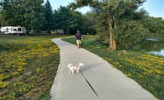 Erik W.'s photo of camping with pets at Green Valley State Park Campground near Bedford, IA