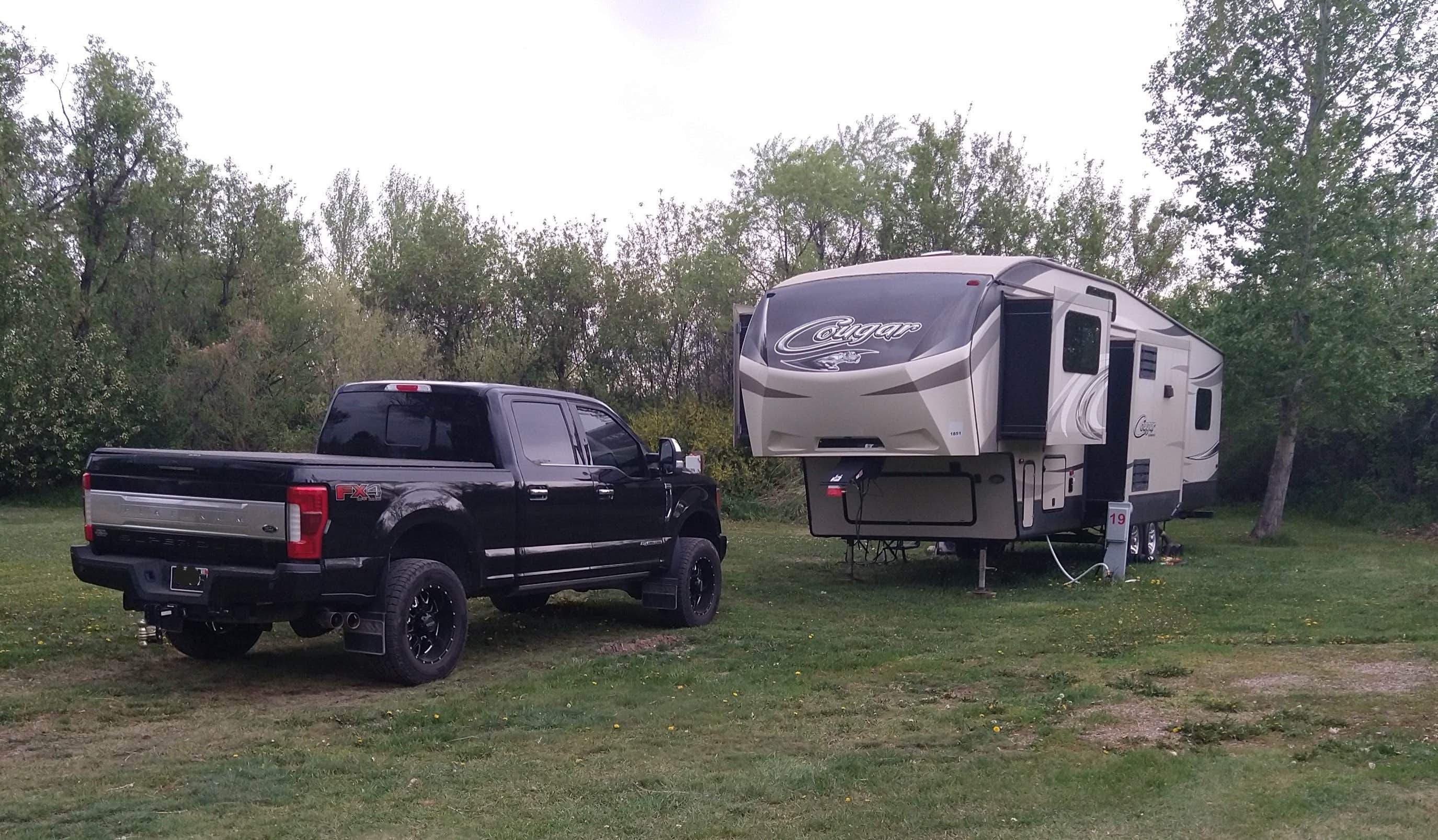 Camper-submitted photo at Evergreen Campground near Box Elder, MT