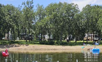 Jim M.'s photo of camping with pets at Walker Lake Preserve near Battle Lake, MN