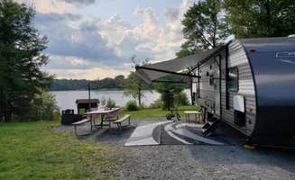 Debbie W.'s photo of rv camping at Pickerel Point Campground — Promised Land State Park near Clarks Summit, PA