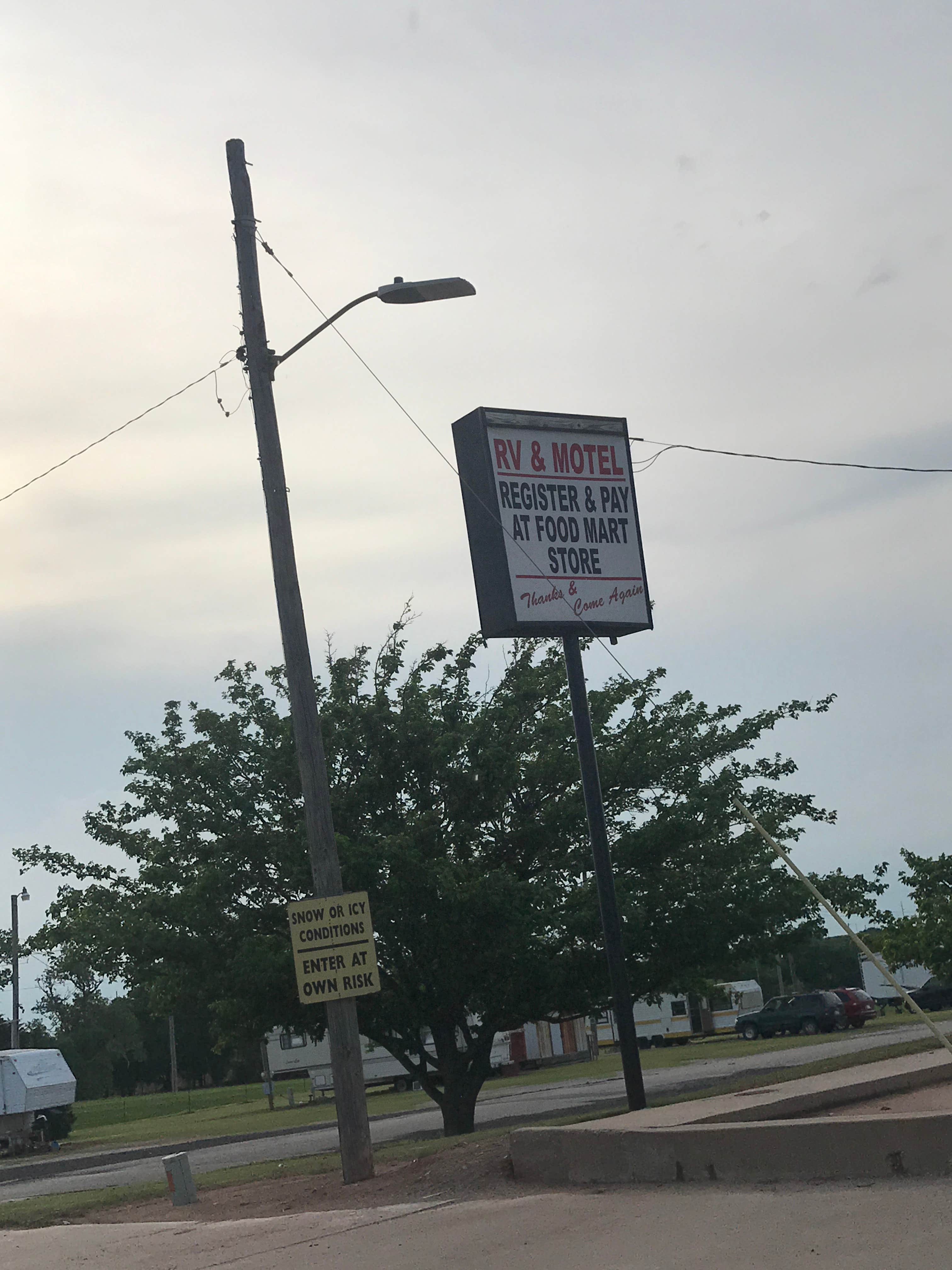 Camper-submitted photo at Sooner's Corner RV Park near Enid, OK