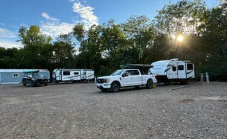 Grant H.'s photo of rv camping at The Weekender Cabins & RV Retreat near Blue Mountain, AR