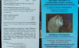 Ethan K.'s photo of camping with pets at Camp Taylor Campground near Jefferson, NJ