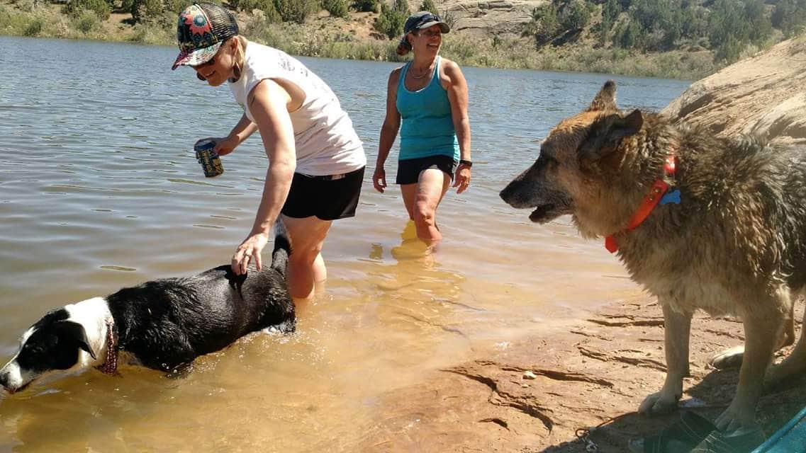 Amanda B.'s photo of camping with pets at Red Fleet State Park Campground near Dinosaur National Monument