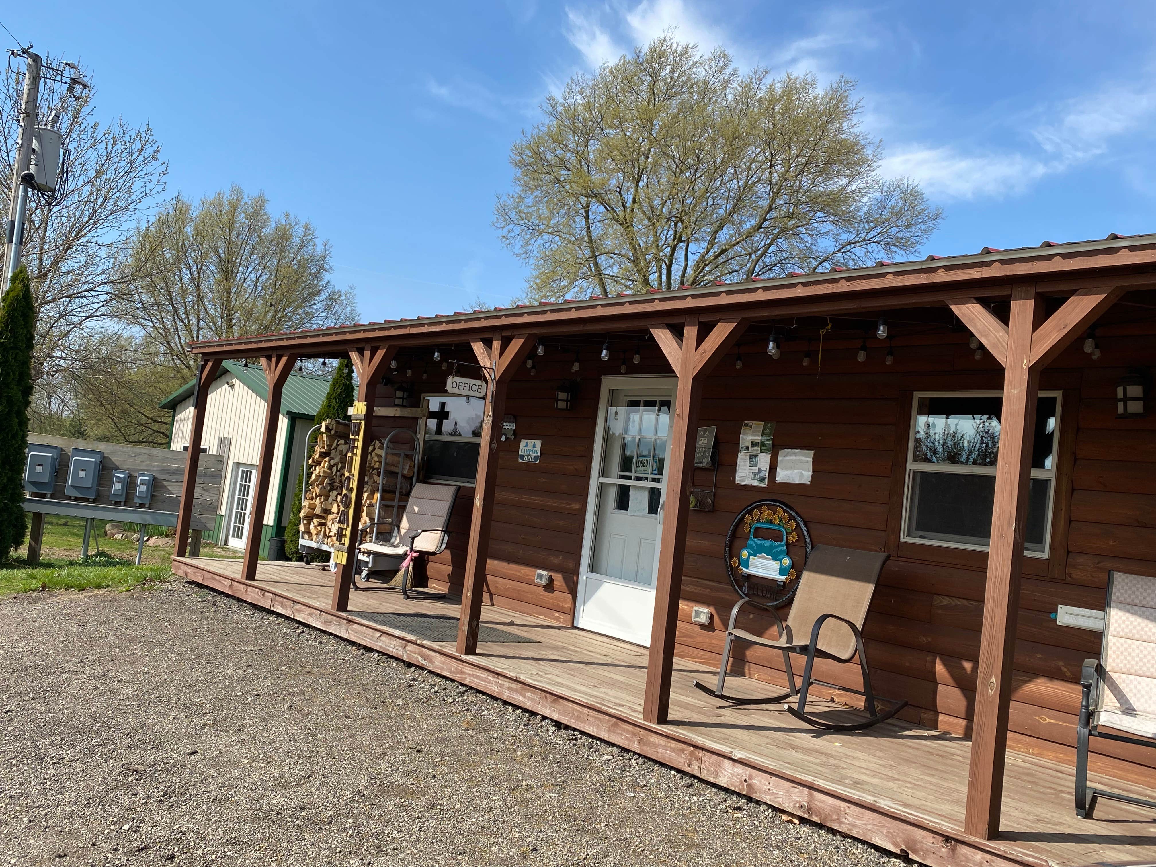 Stuart K.'s photo of a cabin at Hickory Grove Campground near Dunlap, IL
