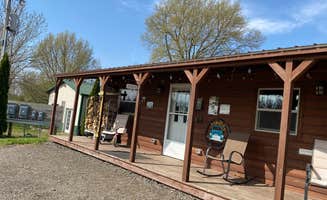 Stuart K.'s photo of a cabin at Hickory Grove Campground near Davenport, IA