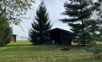 Stuart K.'s photo of glamping accommodations at Hickory Grove Campground near Brimfield, IL