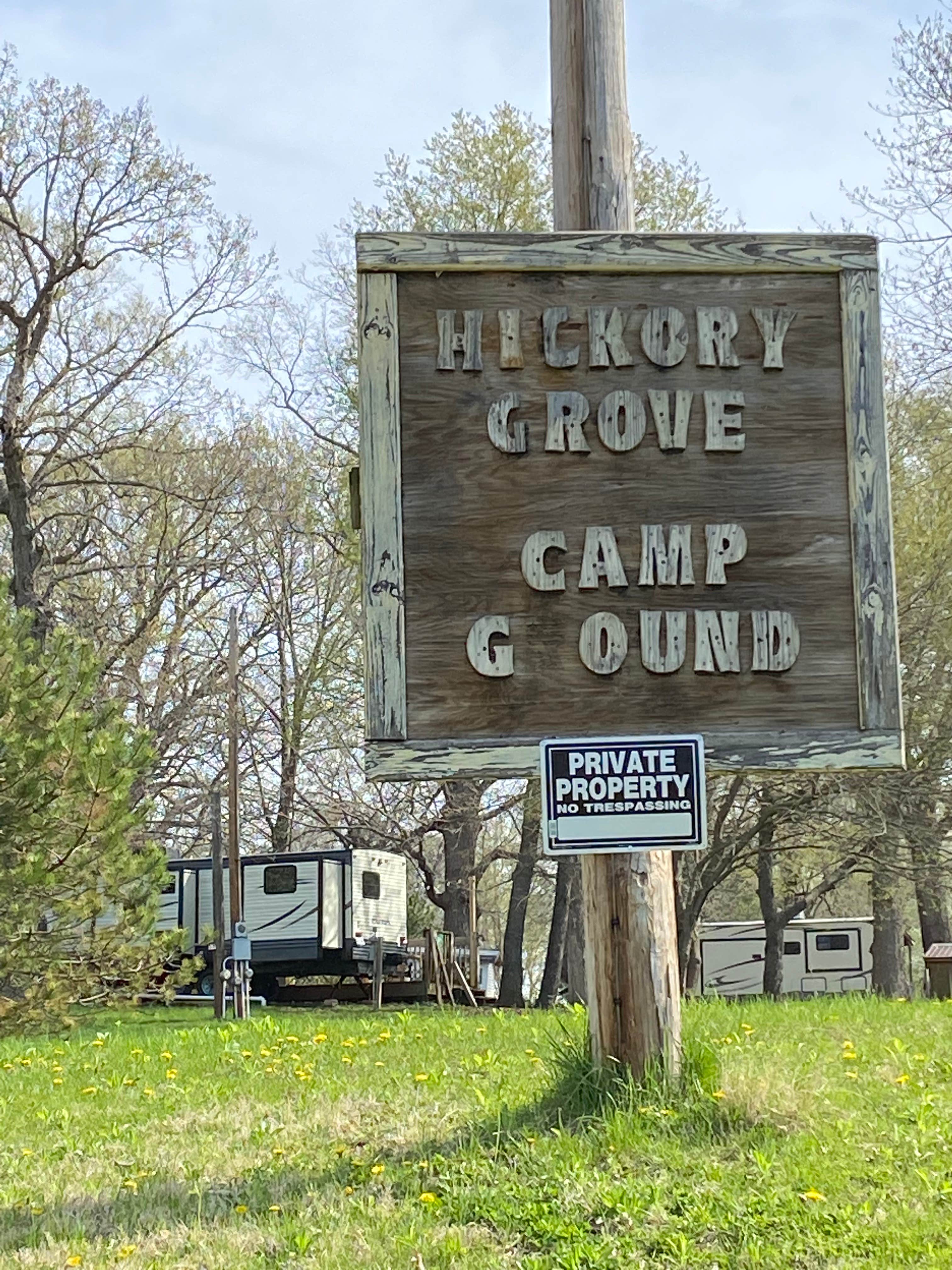 Camper-submitted photo at Hickory Grove Campground near Princeton, IL