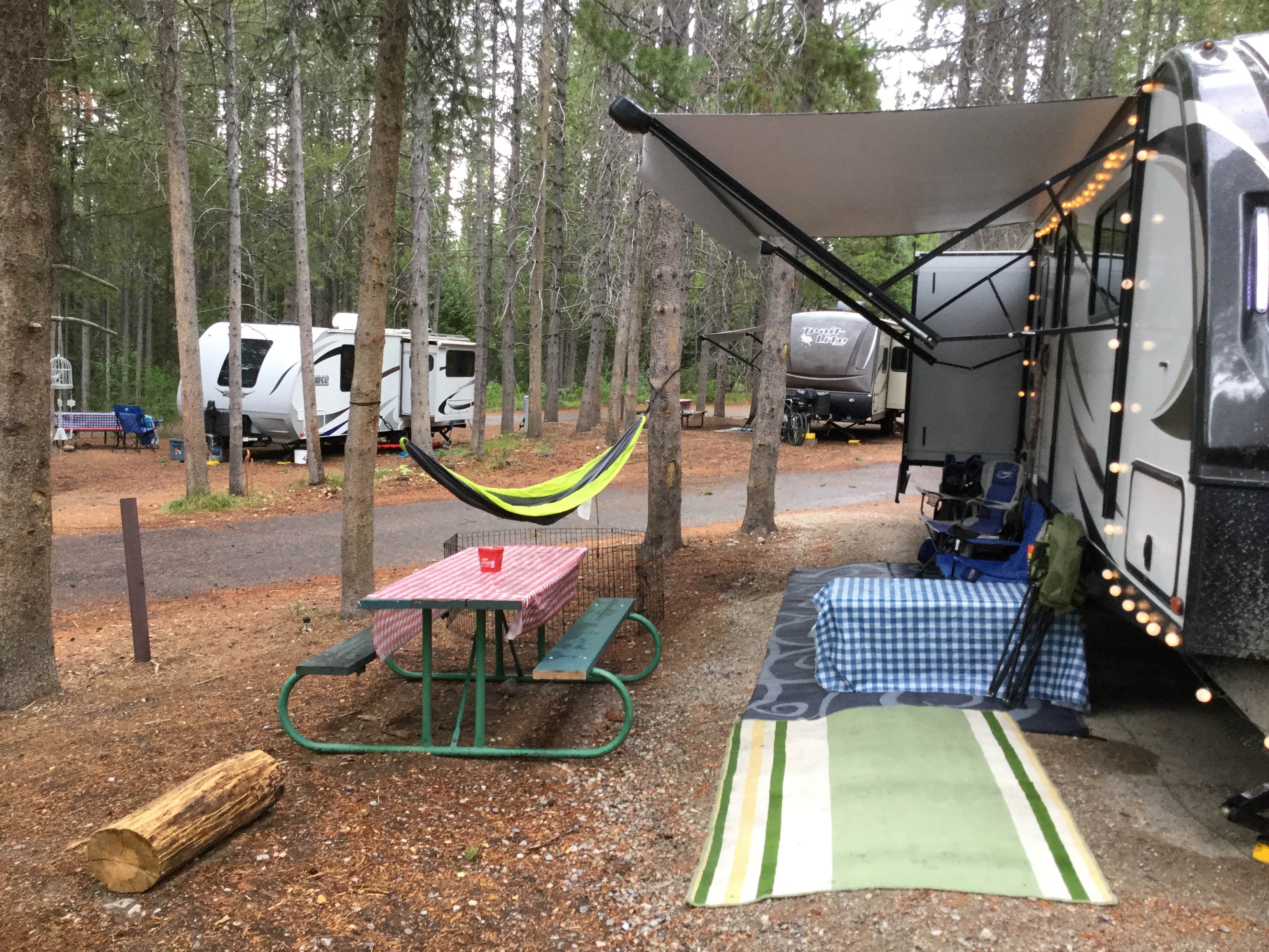 Shannon G.'s photo of rv camping at Colter Bay RV Park at Colter Bay Village — Grand Teton National Park in Wyoming
