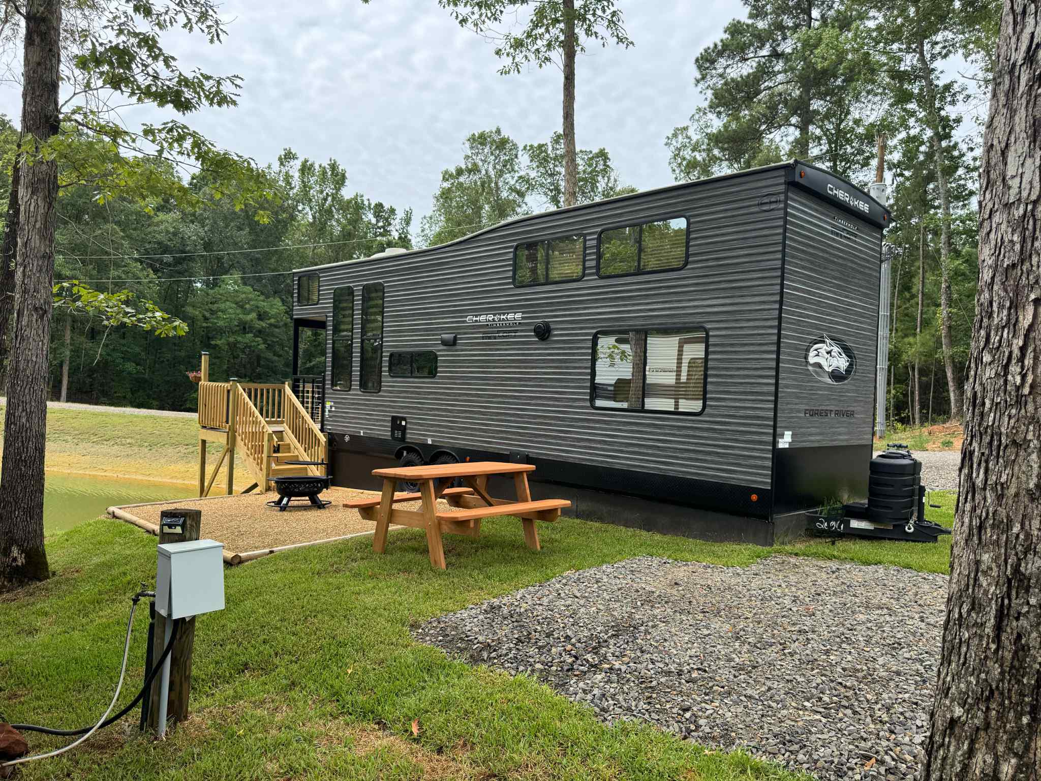 Camper submitted image from Huckleberry Hideaway Cabins & RV Resort - 1