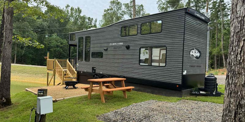Camper submitted image from Huckleberry Hideaway Cabins & RV Resort – Primitive Tent Camping & RV Sites in Minden, LA