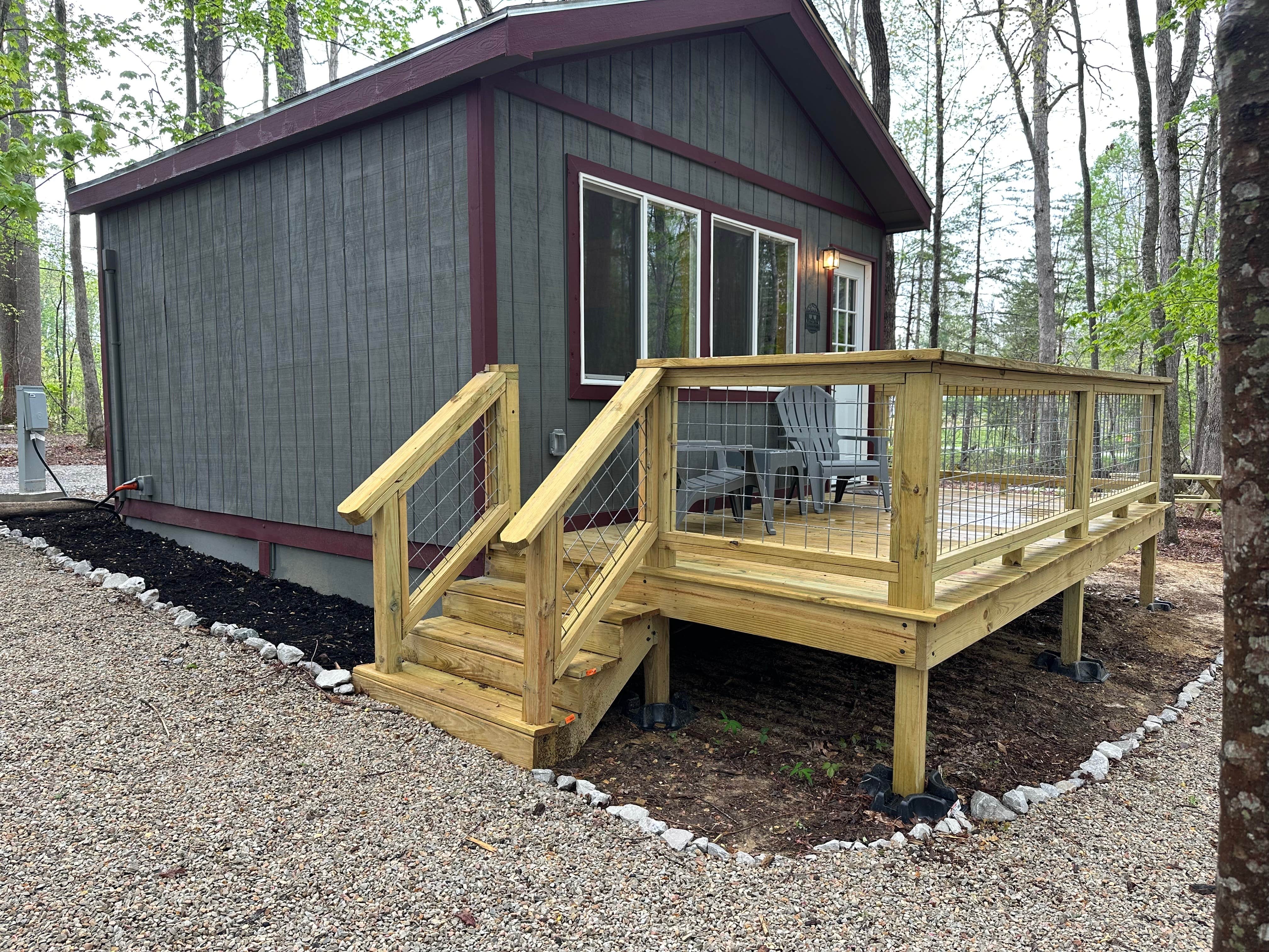 Robert T.'s photo of glamping accommodations at Greeter Falls Campground near Soddy-Daisy, TN