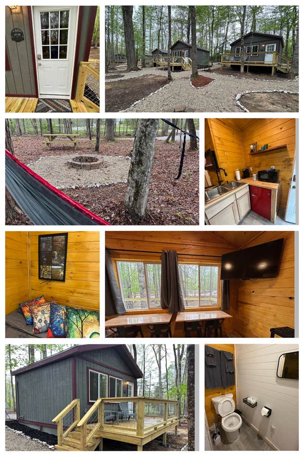 Robert T.'s photo of glamping accommodations at Greeter Falls Campground near Beersheba Springs, TN