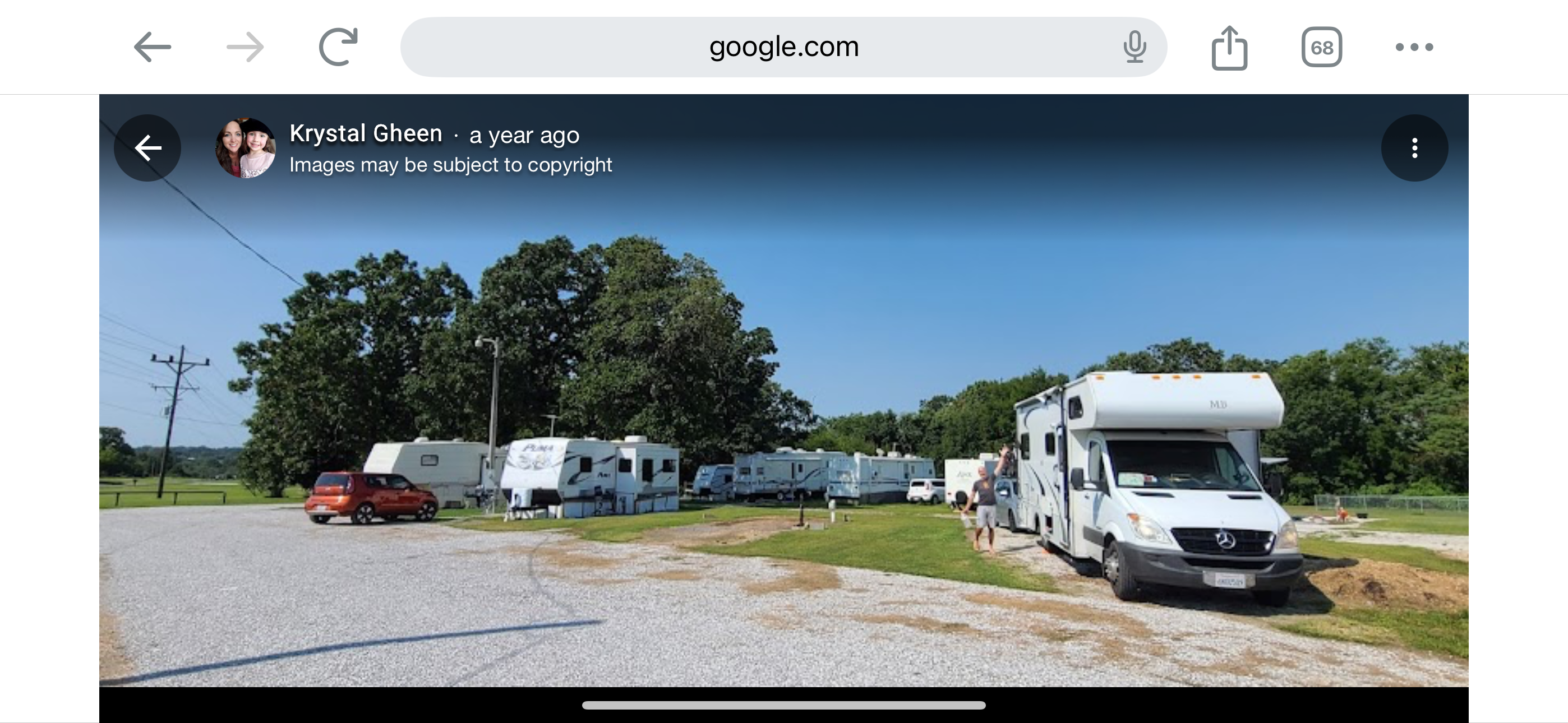Blair G.&#x27;s photo of rv camping at Blue Sky&#x27;s RV Park near Mindenmines, MO