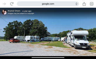 Blair G.'s photo of rv camping at Blue Sky's RV Park near Pittsburg, KS