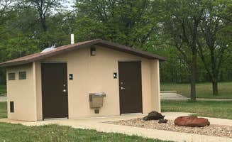 Crystal C.'s photo of glamping accommodations at Lucas Park near Hays, KS