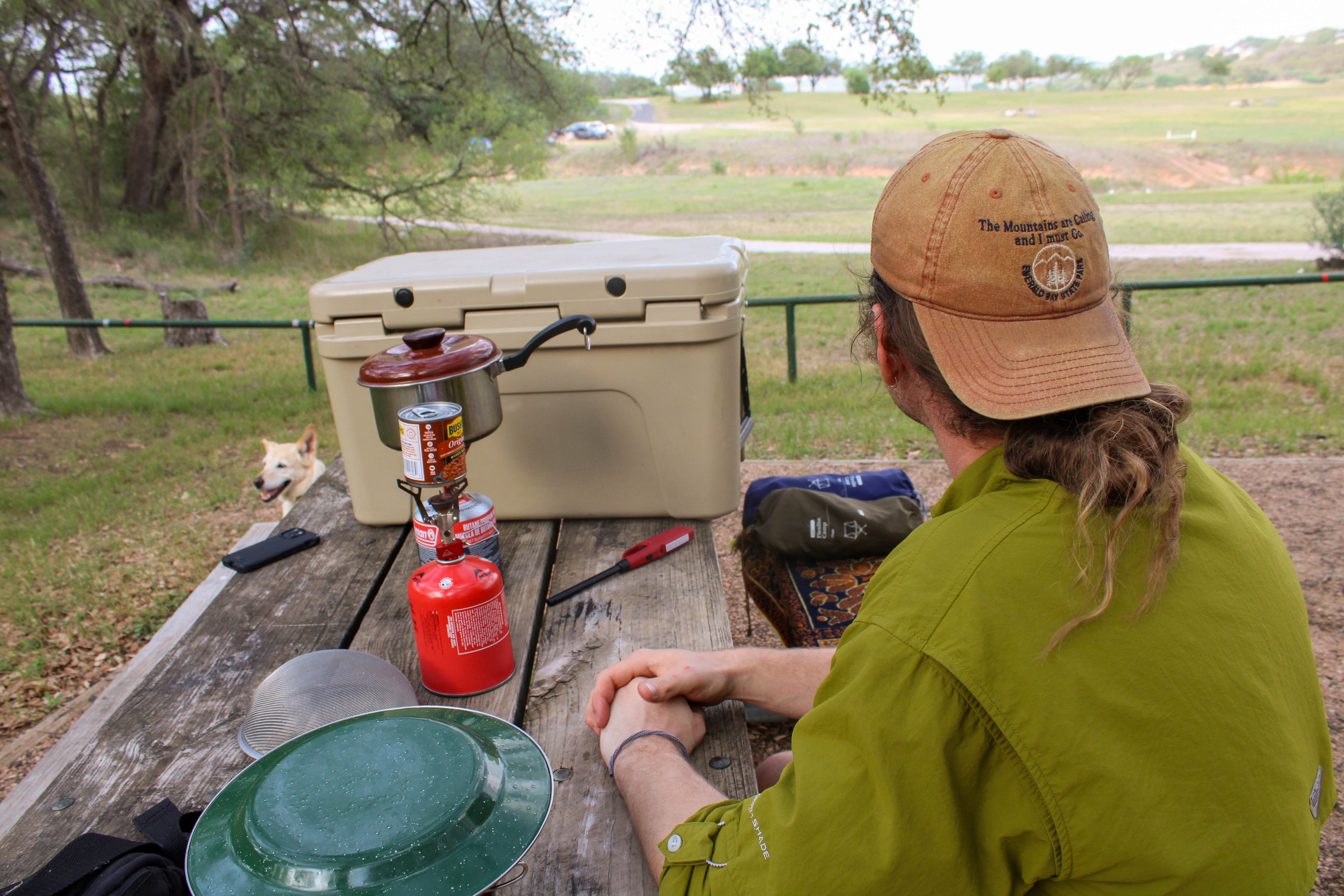 Morgan B.'s photo of camping with pets at Turkey Bend near Buchanan Dam, TX