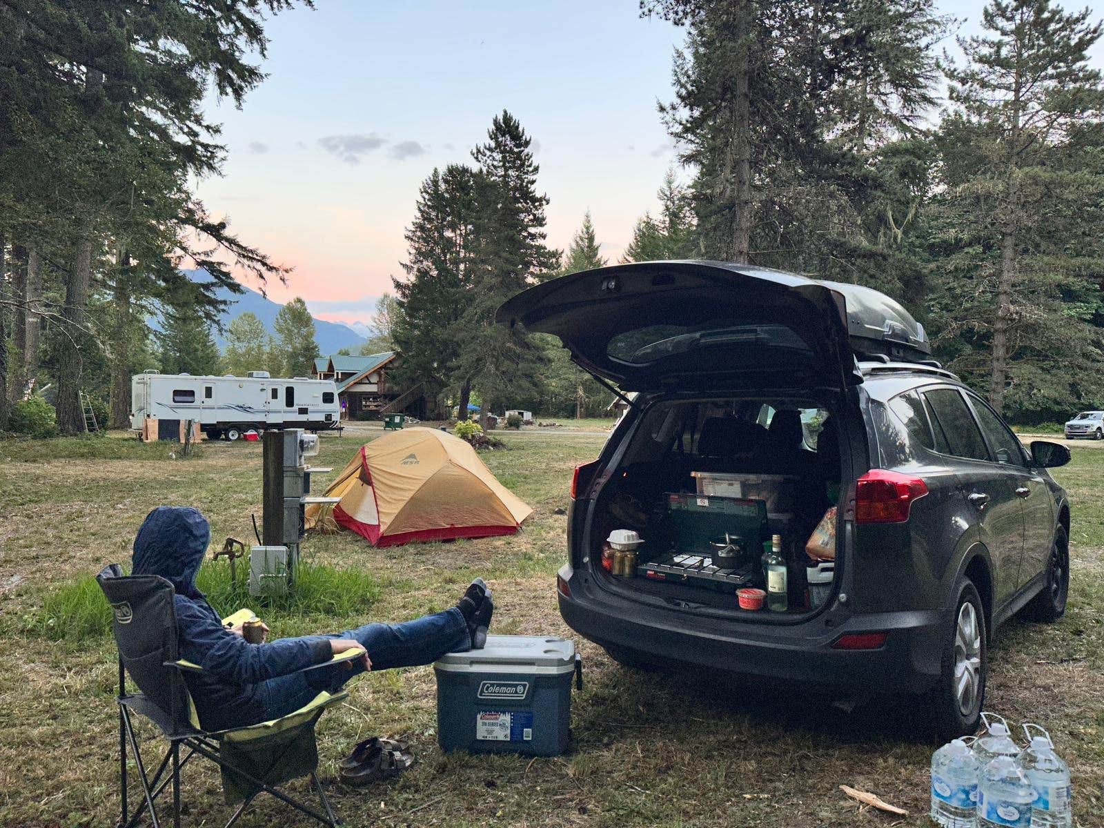Brian H.'s photo at Chom's RV Campground near Marblemount, WA